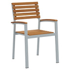 Gartenstuhl 6 pcs Braun 56 x 57 x 87 cm Massivholz Akazie