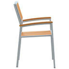 Stapelstuhl 8 pcs Braun 56 x 57 x 87 cm Massivholz Akazie