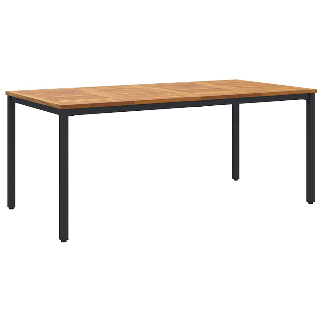 Garten Essgruppe 5 pcs Schwarz Massivholz Akazie