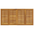 Garten Essgruppe 5 pcs Schwarz Massivholz Akazie