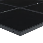9-tlg. Garten-Essgruppe mit Kissen Schwarz Poly Rattan
