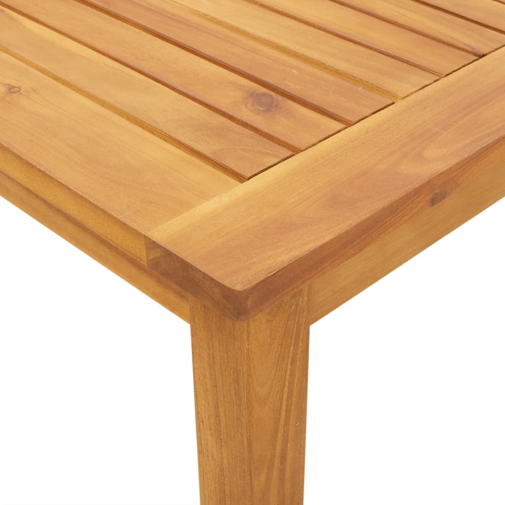 5-tlg. Garten-Essgruppe 140x80x74 cm Massivholz Akazie