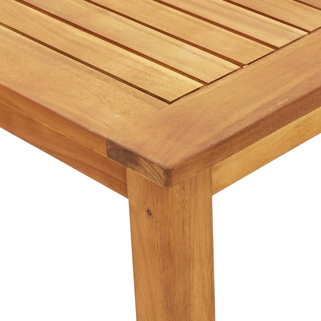 3-tlg. Garten-Essgruppe 85x85x74 cm Massivholz Akazie