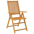 5-tlg. Garten-Essgruppe 85x85x74 cm Massivholz Akazie