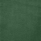 Chaiselongue mit Kissen Dunkelgrün Cordstoff