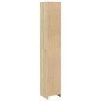 Badezimmerschrank Sonoma-Eiche 30x30x183,5 cm Holzwerkstoff
