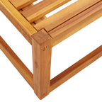 4-tlg. Gartensofa-Set mit Kissen Holz Akazie & Seil