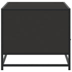 Couchtisch Schwarz 100x50x45 cm Holzwerkstoff und Metall