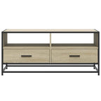 Couchtisch Sonoma-Eiche 100x50x45 cm Holzwerkstoff und Metall