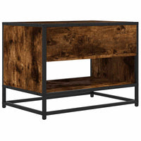 TV-Schrank Räuchereiche 61x40x46 cm Holzwerkstoff und Metall