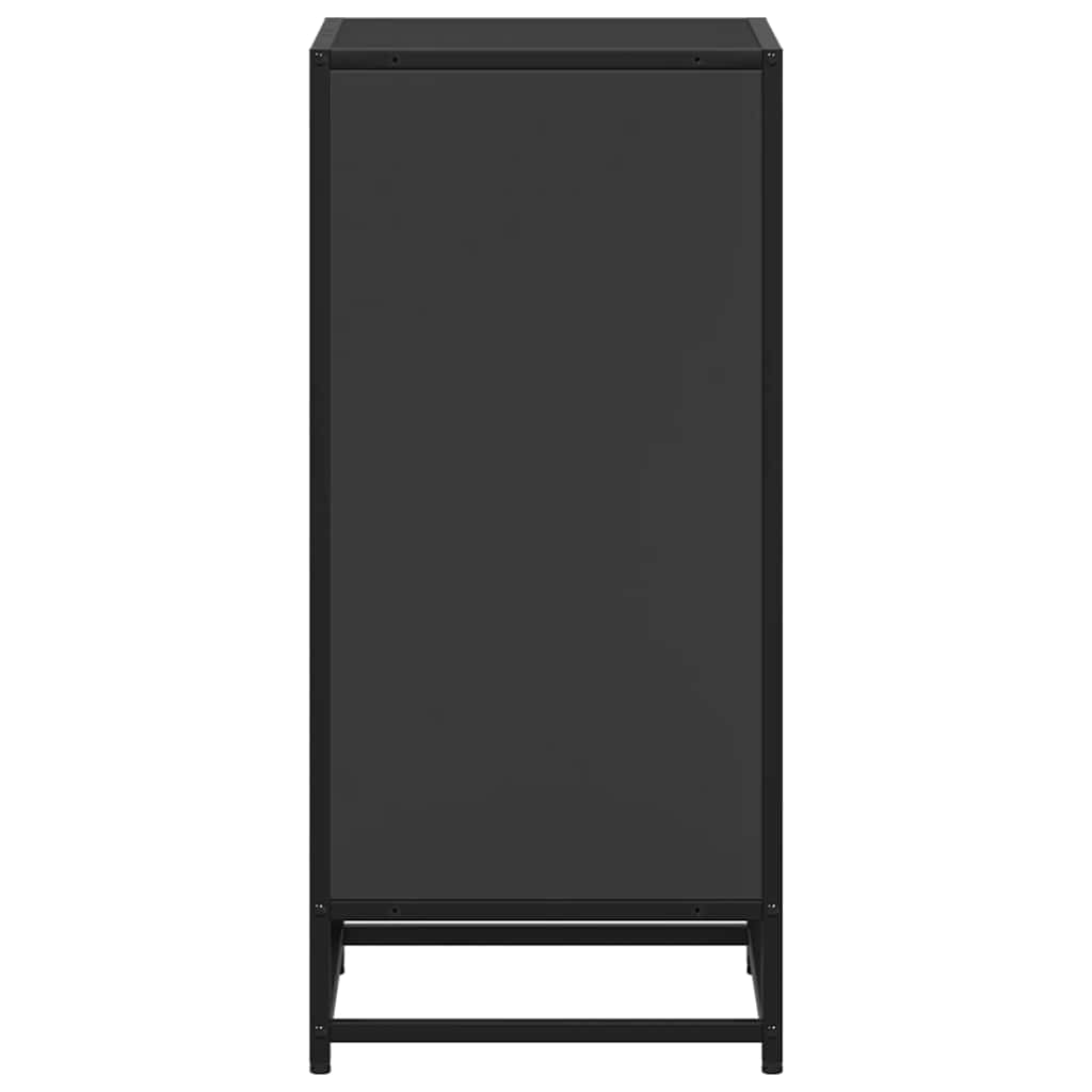 Bücherregal Schwarz 40x35x76 cm Holzwerkstoff
