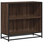 Bücherschrank Braun Eichen-Optik 80,5x35x76 cm Holzwerkstoff