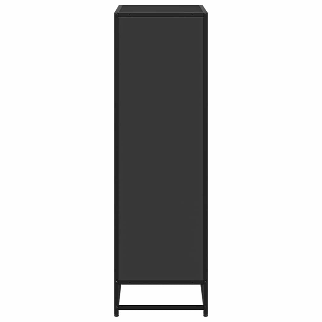 Bücherregal Schwarz 65,5x33x107,5 cm Holzwerkstoff