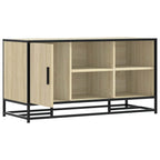 Schuhbank Sonoma-Eiche 100x40x53,5 cm Holzwerkstoff und Metall