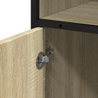 Badezimmerschrank Sonoma-Eiche 35x37,5x100 cm Holzwerkstoff
