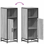 Badschrank Grau Sonoma 35x37,5x100 cm Holzwerkstoff