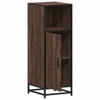 Badschrank Braun Eichen-Optik 35x37,5x100 cm Holzwerkstoff