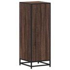 Badschrank Braun Eichen-Optik 35x37,5x100 cm Holzwerkstoff