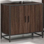 Waschbeckenunterschrank Braun Eichen-Optik 65x33x60 cm