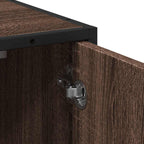 Waschbeckenunterschrank Braun Eichen-Optik 65x33x60 cm