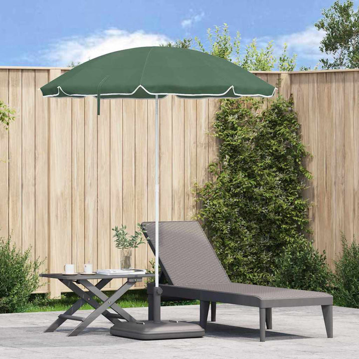 Strandparasol Grün 161 x 193 cm Polyester