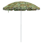 Strandparasol Tarnung 263 x 263 x 272 cm Polyester und Metall