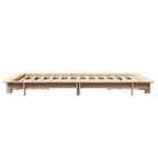 Massivholzbett ohne Matratze 120x200 cm Kiefernholz
