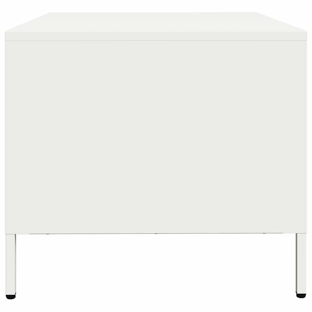 TV-Schrank Weiß 68x50x43,5 cm Kaltgewalzter Stahl