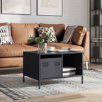 Couchtisch Anthrazit 68,5x50x43,5 cm Kaltgewalzter Stahl
