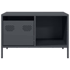 Couchtisch Anthrazit 68,5x50x43,5 cm Kaltgewalzter Stahl