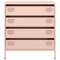 Sideboard Rosa 68x39x73,5 cm Kaltgewalzter Stahl