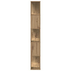 Bücherregal 5 Böden Artisan-Eiche 80,5x23,5x162,5 Holzwerkstoff