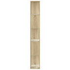 Bücherregal 5 Böden Sonoma-Eiche 45x23,5x162,5 cm Holzwerkstoff