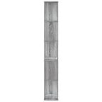 Bücherregal 5 Böden Grau Sonoma 45x23,5x162,5 cm Holzwerkstoff