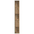 Bücherregal 5 Böden Artisan-Eiche 45x23,5x162,5 Holzwerkstoff