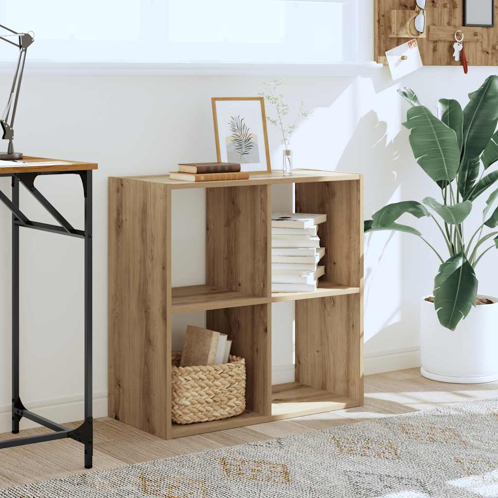 Bücherregal Artisan-Eiche 68,5x32x68,5 cm Holzwerkstoff