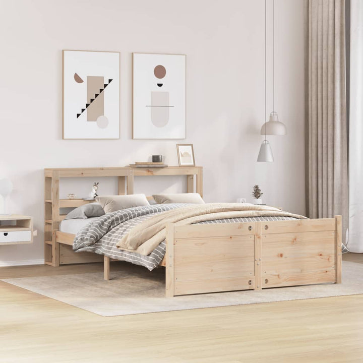 Bettgestell mit Kopfteil ohne Matratze 150x200 cm