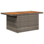 Garten-Sofa-Set mit Kissen 8 pcs Grau und Braun