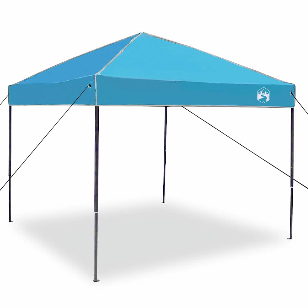 Pavillon-Zelt Blau 243 x 243 x 251 cm Stoff