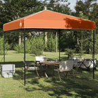 Pavillon-Zelt Orange 243 x 243 x 251 cm Stoff