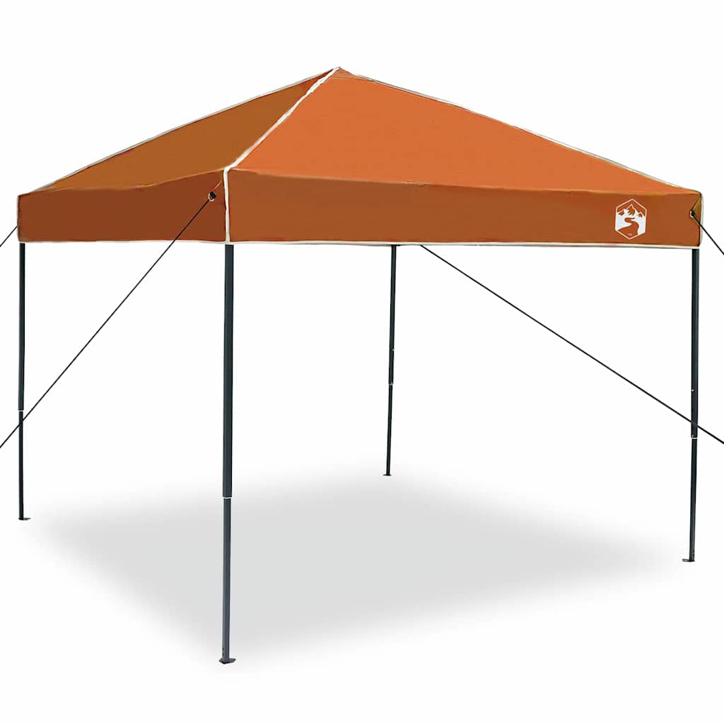 Pavillon-Zelt Orange 243 x 243 x 251 cm Stoff