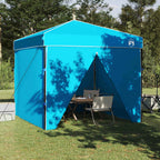 Pavillon-Zelt Blau 243 x 243 x 251 cm Stoff