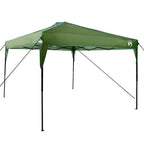 Pavillon-Zelt Grün 290 x 290 x 251 cm Stoff