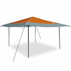 Pavillon-Zelt Orange 395 x 395 x 251 cm Stoff