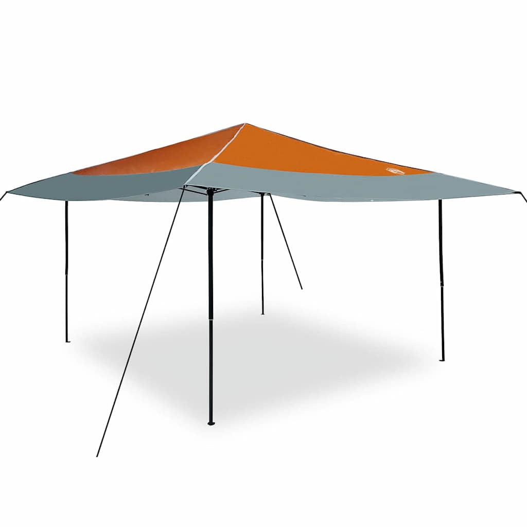 Pavillon-Zelt Orange 395 x 395 x 251 cm Stoff