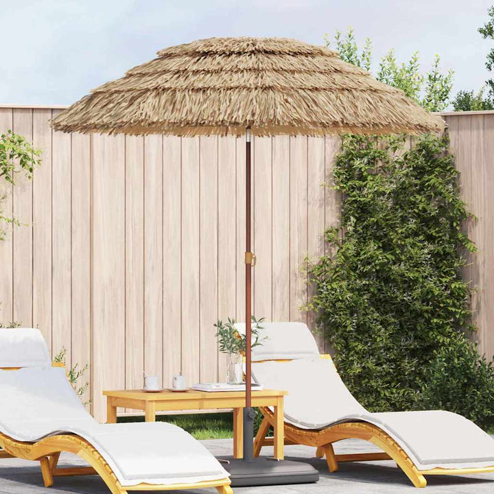 Strandparasol Braun Ø 160 x 196 cm Stahl