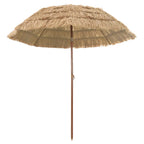 Garten-Sonnenschirm Natur 205 x 205 x 210 cm