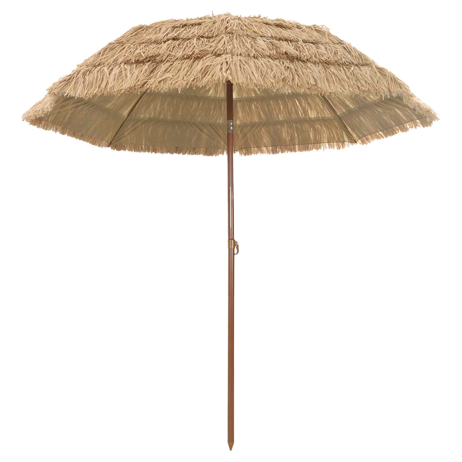 Garten-Sonnenschirm Natur 205 x 205 x 210 cm
