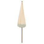 Strandparasol Gelb und Weiß 205 x 205 x 210 cm