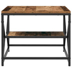 Couchtisch Altholz 51 x 50 x 40 cm Ingenieure Holz und Stahl
